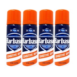 Barbasol Shaving Cream Sensitive Skin (Pack of 4)