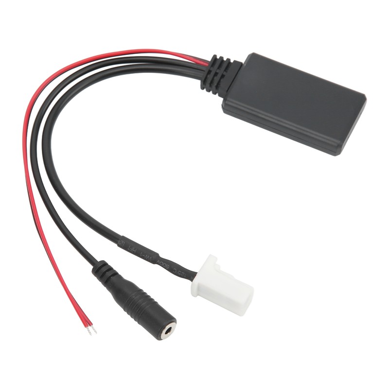 Car Bluetooth Audio Cable Adapter with Microphone Hands Free Replacement