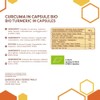 ERBOTECH Curcuma Organic Capsules, 200 g Pack, Approx. 280 Capsules,
