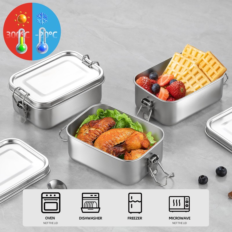 BEFOY Small Stainless Steel Food Storage Containers Set | Reusable