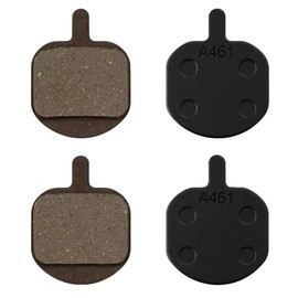 2 Pairs Semi-Metallic Disc Brake Pads, Compatible with Sole, MX2, MX3, MX4, MX5, CX5