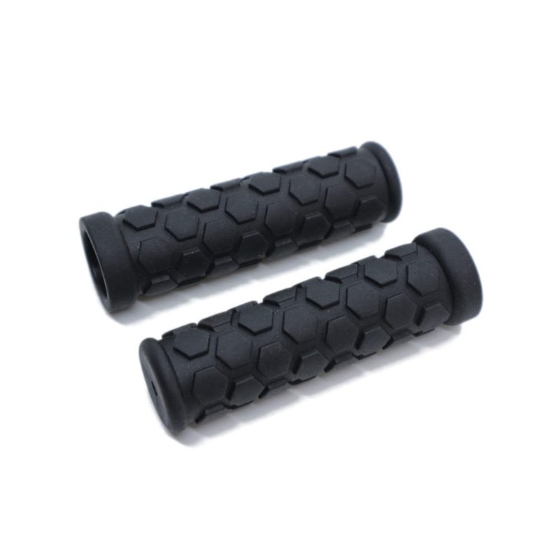 Beatus BMX MTB Bicycle Grips Rubber Non-Slip Impact Hex Block
