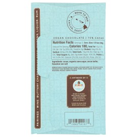 Manoa Chocolate Hawaiian Sea Salt 72%, 2.1 Oz