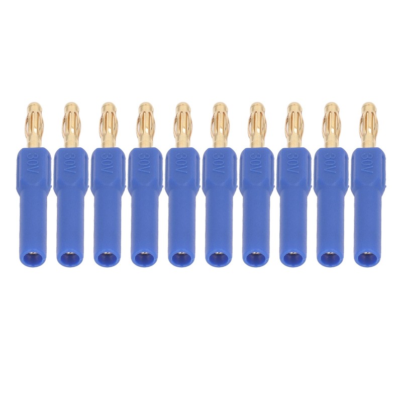 10Pcs Banana Plug 4.0mm Male to 2mm Female Connector 30V
