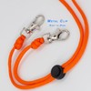 Asusolvent Adjustable Neck Lanyard with Double Hooks for ID Holder,