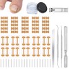 LUSCOR Kit Para Uñas Enterradas,Professional Ingrown Toenail Set,Pegatinas Para Uñas,