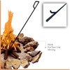Simond Store Heavy Duty Fire Poker 36 Inch Long Black