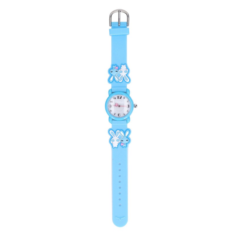 Kids Watch 3D Cartoon Pattern Waterproof Cute Clear Numbers Scale
