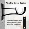 KOLAKO Curtain Rod Bracket, 12 Pack Heavy Duty Curtain Rod
