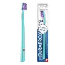 Curaprox Cepillo de dientes CS 1560 Soft - Cepillo de dientes manual para adultos con cerdas 1560 Soft CUREN - Color aleatorio