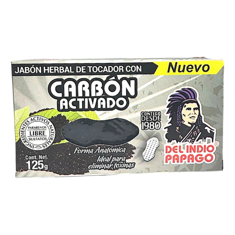 Jabon Tocador Carbon Activado Dermolimpiador Elimina Toxinas