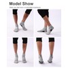 Vanturex Anti-Slip Running Socks 6 Pairs - Men's/Women's Athletic Cushioned
