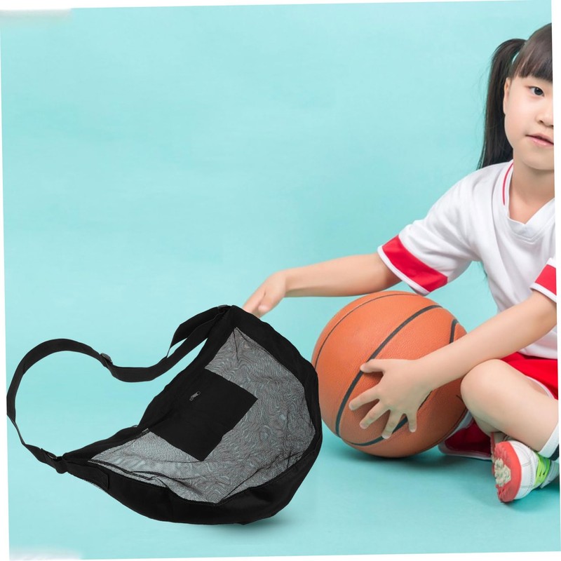 Totority Single Ball Mesh Shoulder Bag Sling Bag for Basketball