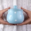 City to Cottage® Light Sky Blue and White Polka Dot