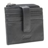 Esquire Oslo Credit Card Holder RFID Leather 10.5 cm, black,