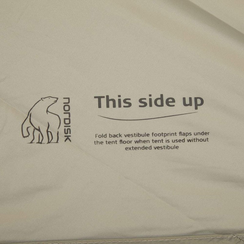 Nordisk Asgard Mini Footprint Grey - Waterproof Robust Tent Underlay