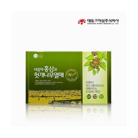 Daedong Koryo Ginseng By My Side Red Ginseng and Hovenia Fruit 50mlx30 Packets / 대동고려삼 내곁에 홍삼과 헛개나무열매 50mlx30포