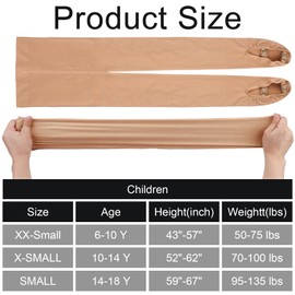 Ramede 3 Pcs Figure Skating Tights for Kids Rhinestones Ice Skate over the Boot Tights Tan Crystal Figure Skate Tights Girls Women Figure Skating Ballet Dance