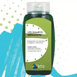 IVES MEXICO Shampoo Bergamota Y Keratina / Cabello Y Barba / Marca  Ives