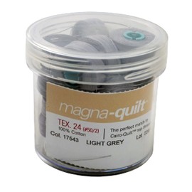 Fil-Tec Prewound Magna Quilt Bobbin jar, Light Grey