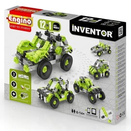 Engino -Inventor 1231 Construction Kit 12 in 1 Cars