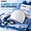 Silicone Swim Cap for Adults – Durable Waterproof Pool Hat