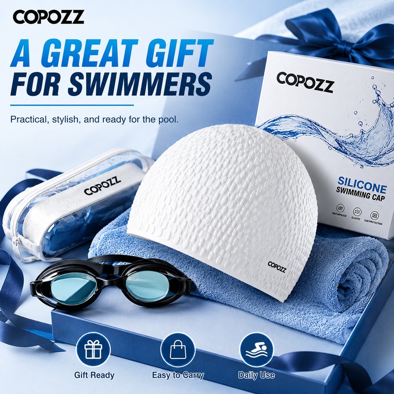 Silicone Swim Cap for Adults – Durable Waterproof Pool Hat