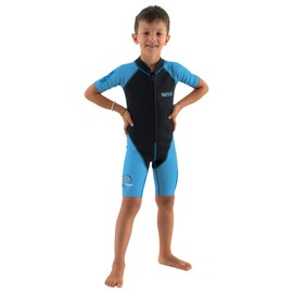 SEAC Dolphin, Shorty Wetsuit for Kids in a 1,5mm Neoprene and Lycra for Swimming, Snorkelling and Playing in the Water