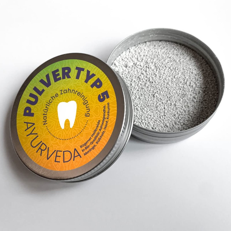 SCHETTLERs Toothbrushing Powder Type 5 | Ayurveda with Ashwagandha, Moringa