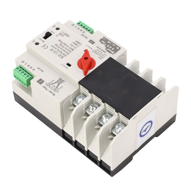 Dual Power Automatic Transfer Switch 4P Fast Switching PC AC