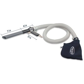 SAKAI Pneumatic Vacuum Cleaner Kit - Dual Function Air Vacuum and Suction with Vacuum Bags, Tube & Accessories
