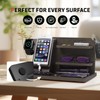 1TG Tactical Nightstand Organizer, Wood Phone Docking Station, Bedside Desk