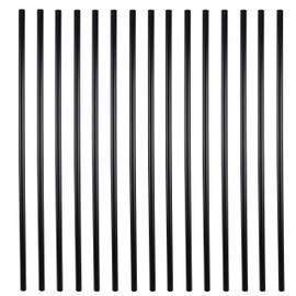 36 Inches Myard Classic Hollow Round Iron Deck Balusters for Deck Railing Porch (50-Pack, Matte Black)