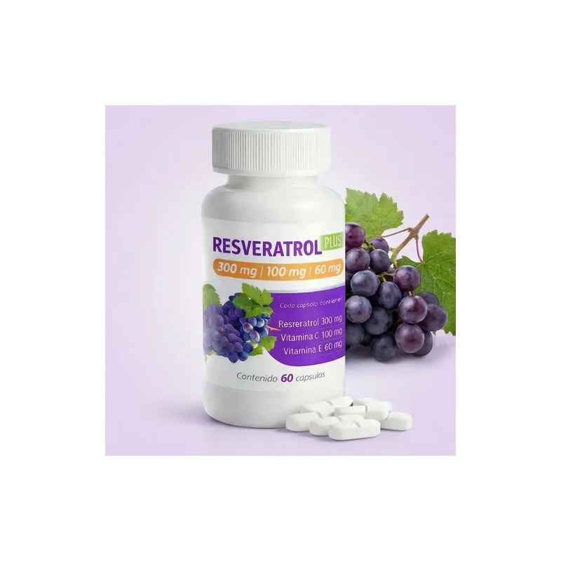 Resveratrol Suplemento Produccion Colageno Anti Envejecimien Sabor