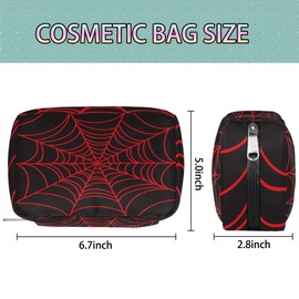 LLCXCSI Black Spider Web Kids Toiletry Bag for Boys, Small Cute Wash Bag for Little Young Boys Waterproof Cosmetic Weekender Bag Toddler Traveling Toiletries