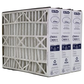 Trion 255649-102 Air Bear 20 x 25 x 5 Inch MERV 8 High Performance Air Purifier Filter Replacement for Air Bear Supreme, Right Angle, and Cub Air Cleaner Purification Systems (3 Pack)
