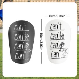 4Pcs Mini Shin Guard Soccer Miniature Shin Guard for Youth and Adults - Extra Small Protective Equipment shin Guards for Men, Women, Boys, and Girls