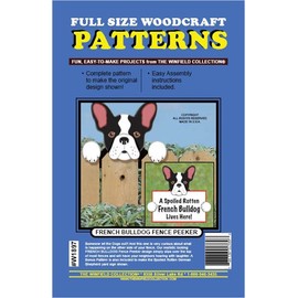 French Bulldog Fence Peeker Woodworking Project Plan