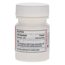 IOLITE Oral Topical Gel with Xylitol and Vitamin E - Gluten Free - Relief for Canker Soars and Dental Pains (1oz, Mango Frappe)