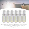 6pcs G9 LED Bulbs 7W Dimmable 360° Illumination Replacement Light