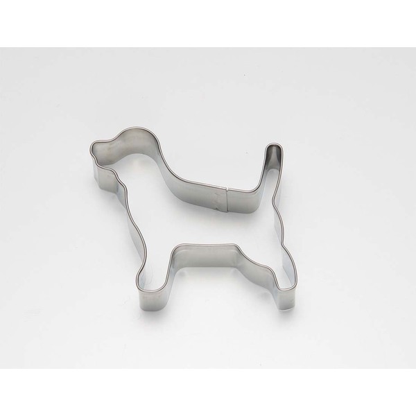 Tiger Crown Cookie Cutter, Silver, 68x58x21mm, 18-8 Cutter, Dog, Beagle, 18-8 Stainless Steel, Animal, Animal, Dog, 1984