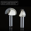 1/2-inch Shank, 7/8-inch Cutting Dia, 2-Flute, Carbide Tipped Groove Round
