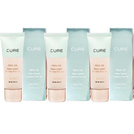 Rasensloe Cure Realoe Water Splash Calming Tone-Up Sun Cream 40g x3 Kim Jeong-moon Aloe / 라센스로에 큐어 리알로에 워터 스플래쉬 카밍 톤업 선크림 40g x3개 김정문알로에