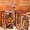 MiniCity DIY Book Nook Kit for Adults, 3D Wooden Puzzle