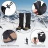 UNIQOCK 2 Pairs Leg Gaiters Adjustable Shoe Snow Boot Guard