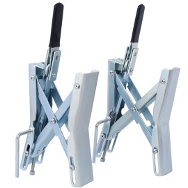 TTlife 2Pack X-Shaped RV Stabilizer Wheel Chock Dual Axel RV Travel Trailer Camper Tire