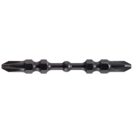 HiKOKI 0033-5700 Torsion Bit, Power Hump Slender, No.2, Total Length 2.6 inches (65 mm), Hex Shaft Width 0.25 inches (6.35 mm), Pack of 5 for Impact Drivers