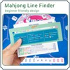 Tinzum 4 PCS Line Reader with Rules in 4 Colors