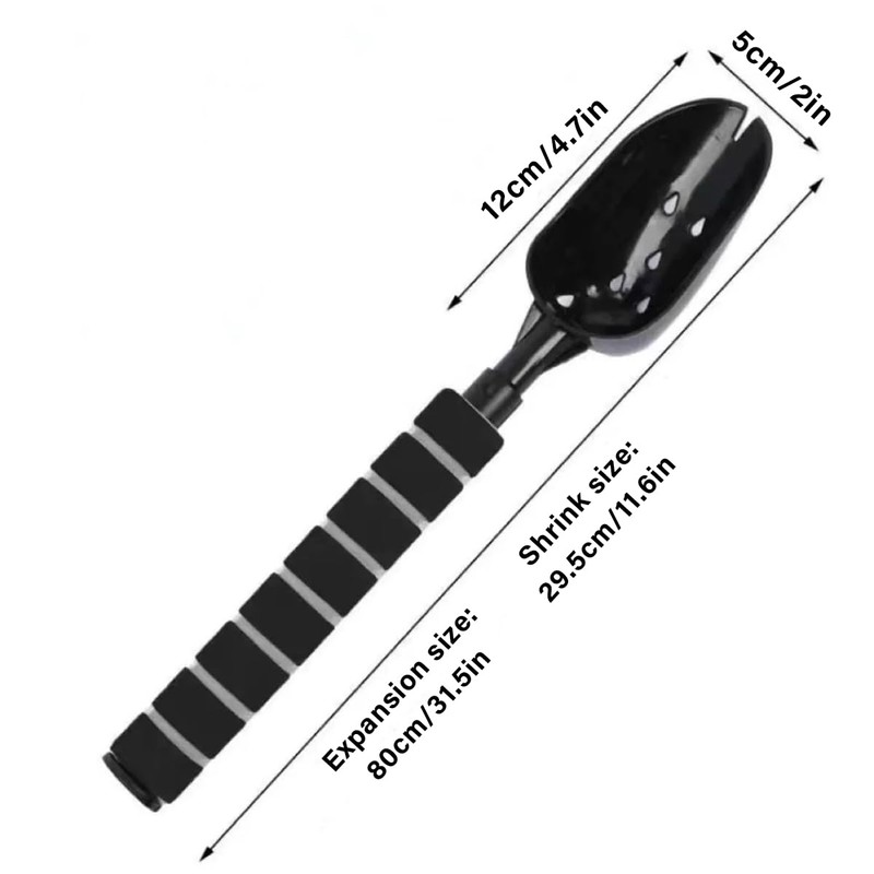 AIMALL 2-in-1 Telescopic Bait Throwing Spoon for Fishing, Extendable to