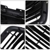 munirater Front Bumper Grille Bright Black Grill Replacement for 2019